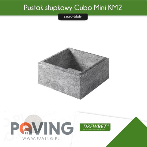 Pustak słupkowy Drewbet Mini Cubo KM2 16x38x38 cm